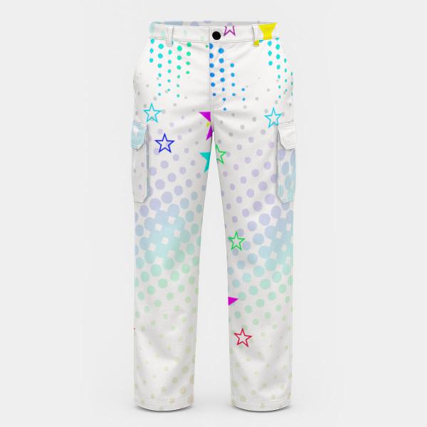 Cargohose mit Sunny - Hose, lang oder kurz, bunt, 100% Polyester, Grösse S-5XL, fester Stoff, Normale Passform, Mischling, Mix, Golden Retriever